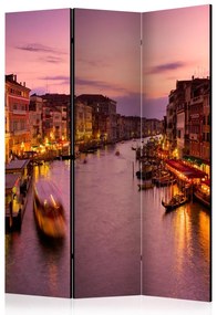 Artgeist Paraván - City of lovers, Venice by night [Room Dividers]
