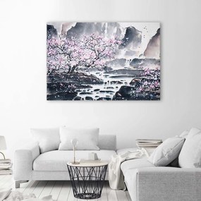 Gario Obraz na plátne Japonský akvarel Rozmery: 60 x 40 cm