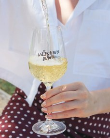 Bella Rose Pohár na víno Všechno bude No. 2 + vianočná krabička – CZ