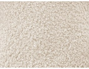 Béžová podnožka z textílie buklé Hippolyte – Bobochic Paris