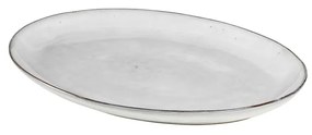 Broste Oválny tanier NORDIC SAND 35,5 cm pieskový