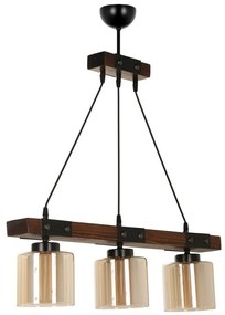 Luster na lanku LILA 3xE27/60W/230V