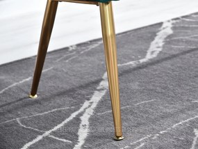 Pohovka Osmol S (zelená + zlatá). Akcia -15%. Vlastná spoľahlivá doprava až k Vám domov. 1111423