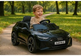 Elektrické autíčko Audi RS 6 čierne