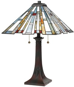 Elstead Quoizel QZ-MAYBECK-TL - Stolná lampa MAYBECK 2xE27/60W/230V ED0406