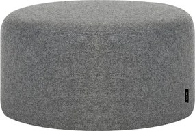Sivý vlnený taburet Folk – noo.ma