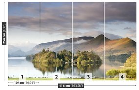 Fototapeta Vliesová Jazero derwentwater 250x104 cm