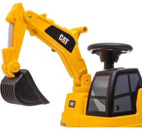 Odrážadlo báger CAT 2xAA žltá/čierna