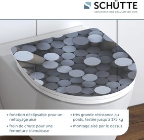 Eisl Sanitär WC sedadlo Duroplast Soft Close Round Dips High Gloss 82593