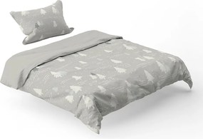 HOME ELEMENTS Mikroflanelové obliečky na jednolôžko, Lesík