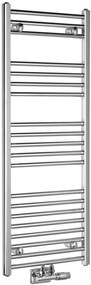 Aqualine Aqualine, ALYA vykurovacie teleso rovné 400x1188mm, stredové pripojenie, chróm, LLS308