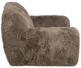 Hnedé kreslo Teddy – Ixia