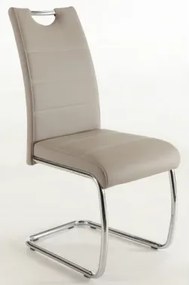 Jedálenská stolička Flora, cappuccino ekokoža%