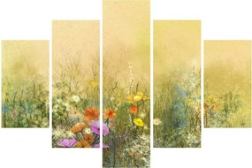 Obraz - Maľovaná lúka (150x105 cm)