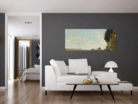 Obraz - Claude Monet, Argenteuil, reprodukcia (120x50 cm)