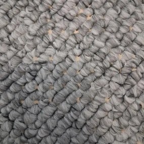 Koberec / Behúň Hanse Home Wolly sivý - Zľavnený kus - výrobná vada
