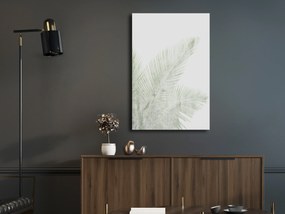 Artgeist Obraz - Velvet Green (1 Part) Vertical Veľkosť: 40x60, Verzia: Na talianskom plátne