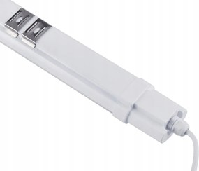 SADA 4 LED svietidiel 120cm 36W 3000lm Hermetické svietidlo IP65 do garáže, dielne