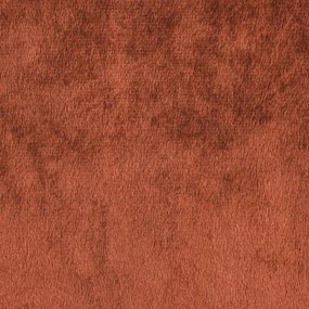 Jednofarebný Black Out záves v oranžovej farbe Dĺžka: 250 cm