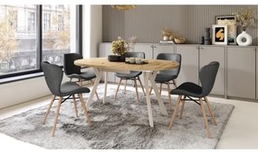 Jedálenský stôl ARTUR dub artisan/béžová