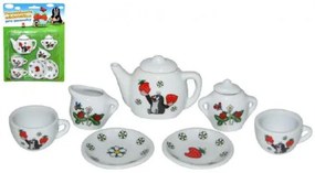 Nádobí - čajový set Krtek porcelán na kartě 17x24x3cm