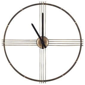 Nástenné hodiny 64 cm zlaté ASCONA Beliani