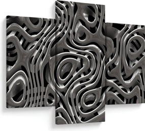 Obraz - Metalická abystrakcia (90x60 cm)