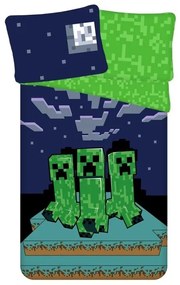 JERRY FABRICS Obliečky Minecraft Sssleep Tight  Bavlna, 140/200, 70/90 cm