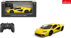 Lamborghini Countach LPI 800-4 žlté RASTAR 1:16 RC auto na diaľkové ovládanie + ovládač 2,4 GHz