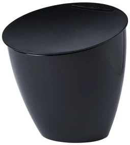 Čierna nádoba na kompostovateľný odpad 2,2 l Nordic black – Mepal