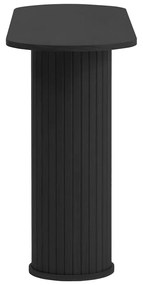 Čierny konzolový stolík 40x130 cm Nola – Unique Furniture