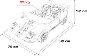 Ramiz Ford GT Modrá