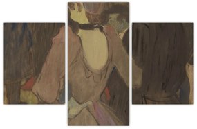 Obraz - Henri de Toulouse-Lautrec, La Goulue and Her Sister, reprodukcia (90x60 cm)
