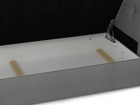 Manželská posteľ Boxspring 180x200 cm Waller Comfort (tmavomodrá) (s roštom a matracom). Vlastná spoľahlivá doprava až k Vám domov. 1056384