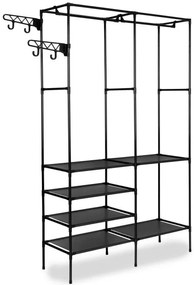 Šatníková skriňa AMELIA čierna