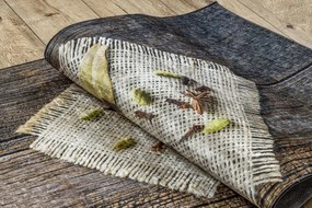 Protišmykový koberec / behúň ANDRE 29040 hnedý / béžový