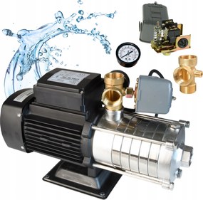 750 W Hydroforová Čerpadlo Inox Na Vodu Kvalita Premium Pro 70 l/min S Príslušenstvom