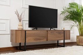 TV stolík v dekore orecha v tmavoprírodnej farbe 180x50x29,5 cm Serenity – Kalune Design