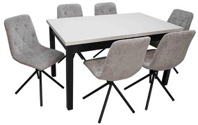 Jedálenská zostava1+6 Juma kašmír/čierna