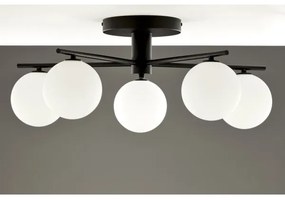 Jupiter 2049 - Prisadený luster PRATO 5xG9/14W/230V čierna/biela