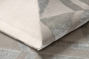 Koberec PEARL 51323C geometrický / štrukturálny, béžový
