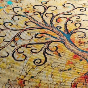 Obraz - Mozaikový strom života (120x50 cm)