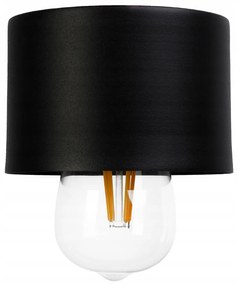 BERGE Závesné stropné svietidlo LED drevený trám 3xE27 loft cup