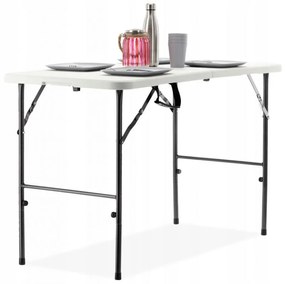 Skladací cateringový stôl PEGGY 120 cm biely