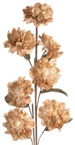 Dekoračný kvet 97 cm, s kvetmi 47 cm, priemer kvetu 11 cm svetlohnedá