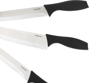 Sada piatich nožov SKAT čierna AW22 834887