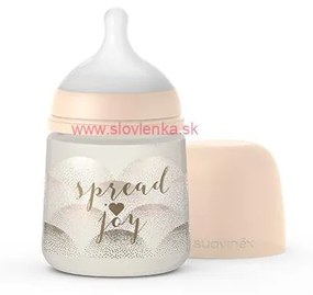 SUAVINEX - dojčenská fľaša JOY 150 ml fyziologická S - srdce