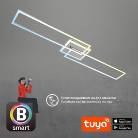 Brilo - LED Stmievateľný prisadený luster FRAME 2xLED/20W/230V Wi-Fi Tuya + DO