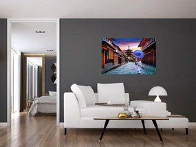 Obraz - Ázijská žena (90x60 cm)
