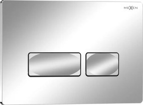 Mexen Tex 04, splachovacie tlačidlo, lesklý chróm, 6104-03